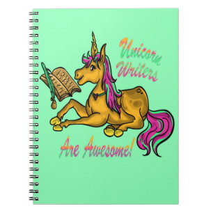 Cuaderno Los escritores de unicornio son increíbles