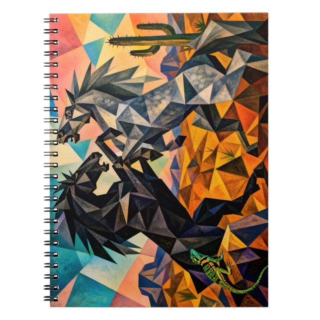 Cuaderno Los espectadores – El lagarto y El cactus (Frente)