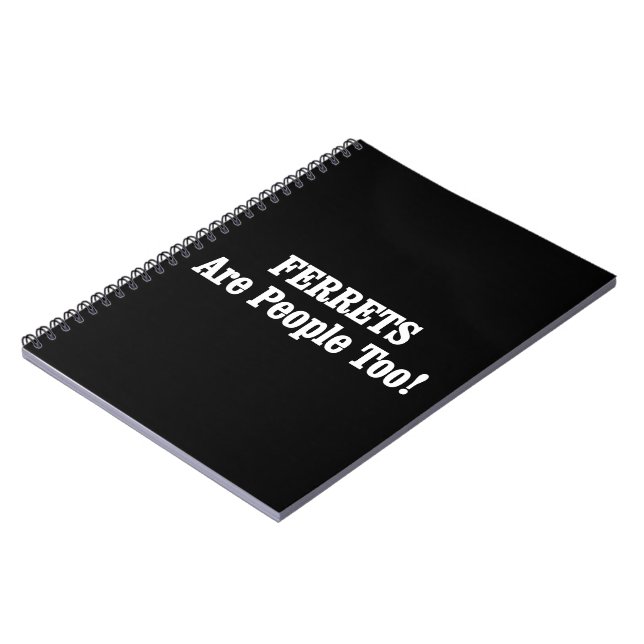 Cuaderno ¡Los FERRETS También Son Personas! (Lado Izquierdo)