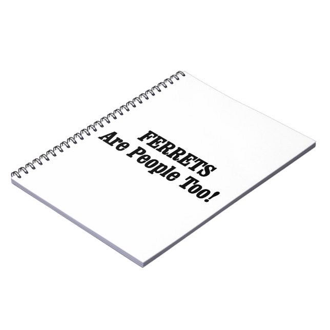Cuaderno ¡Los FERRETS También Son Personas! (Lado Izquierdo)