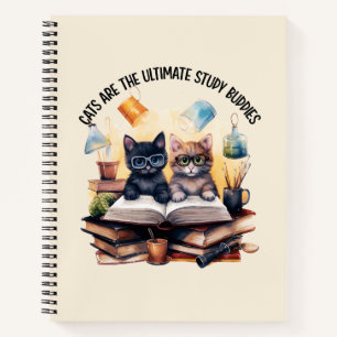 Cuaderno Los Gatos Son Los Becarios De Estudio Más Avanzado