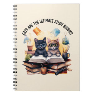 Cuaderno Los Gatos Son Los Becarios De Estudio Más Avanzado
