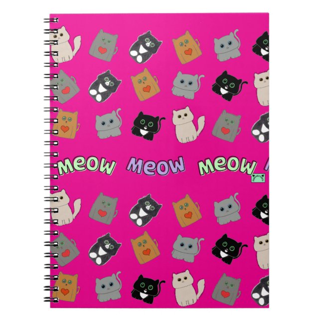 Cuaderno Los Gatos Son Mi Lenguaje del Amor (Frente)