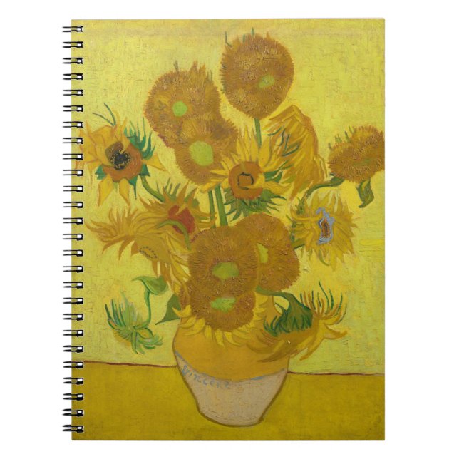 Cuaderno Los girasoles de Van Gogh (Frente)