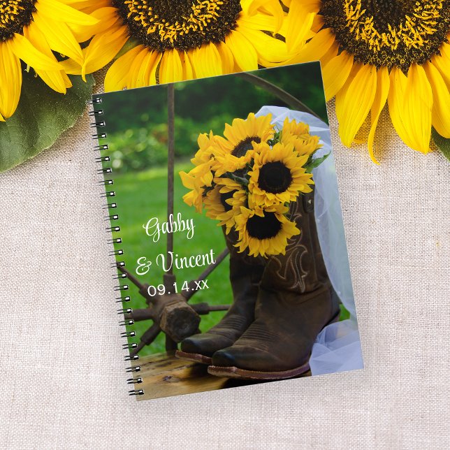 Cuaderno Los girasoles rusos y el vaquero bota al Boda occi (Subido por el creador)