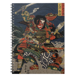 Cuaderno Los guerreros samurai Tadanori y Noritsune