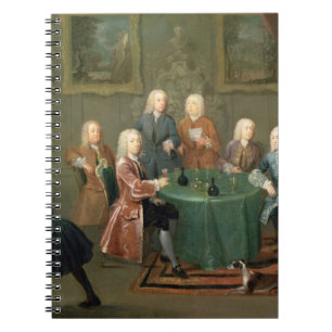 Cuaderno Los hermanos Clarke con otros caballeros que toman