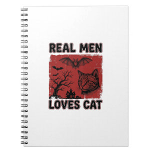 Cuaderno Los hombres de verdad aman la camiseta vintage de 