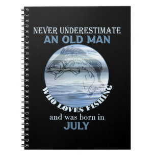 Cuaderno Los hombres nunca subestiman a un anciano que ama