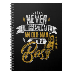 Cuaderno Los Hombres Nunca Subestiman A Un Viejo Con Un Gu