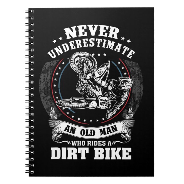 Cuaderno Los hombres que practican la bicicleta sucia nunca (Frente)