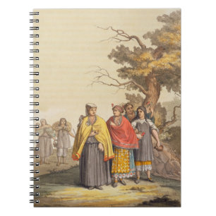 Cuaderno Los indios de Caciche en los trajes tradicionales,