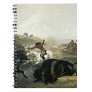 Cuaderno Los indios que cazan el bisonte, platean 31 del