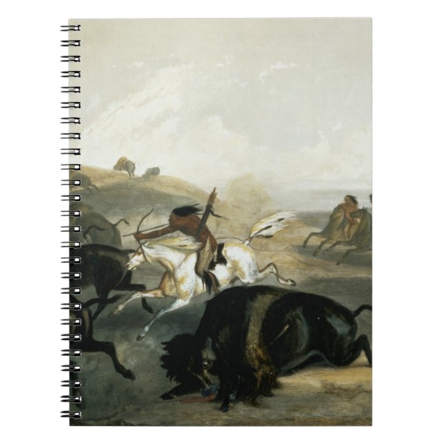 Cuaderno Los indios que cazan el bisonte, platean 31 del (Frente)