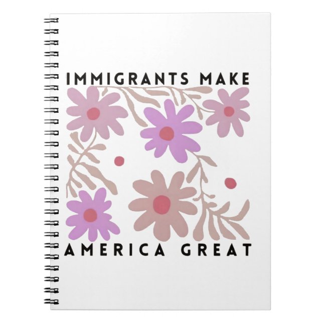 Cuaderno Los inmigrantes hacen de Estados Unidos un gran an (Frente)
