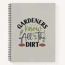 Cuaderno Los Jardines Conocen Toda La Suciedad
