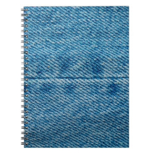 Cuaderno Los jeans cierran el fondo. Denim coser. Azul f
