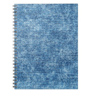 Cuaderno Los jeans con ácido lavan el azul. Fondo de densid