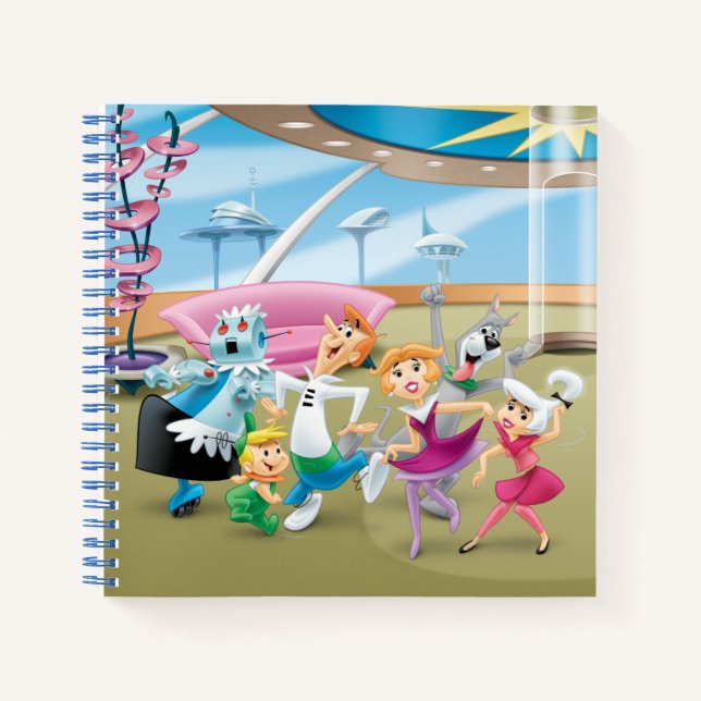 Cuaderno Los Jetsons | Fiesta de danza familiar (Anverso)