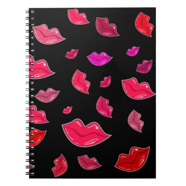 Cuaderno Los labios coloridos (Frente)