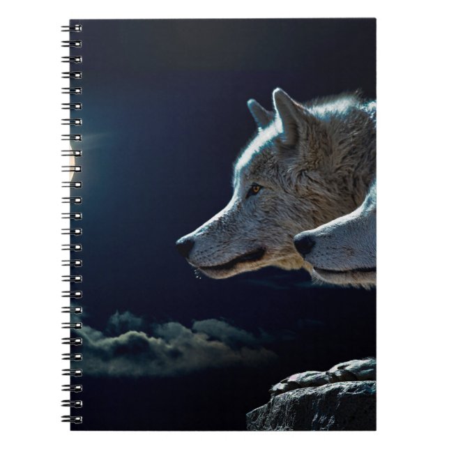 Cuaderno Los lobos y la luna de los tontos (Frente)