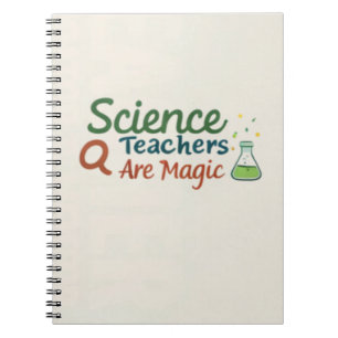 Cuaderno Los maestros de ciencias son magia Profesora de qu