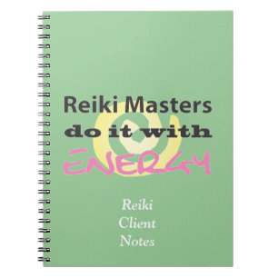 Cuaderno Los Maestros de Reiki lo hacen con energía