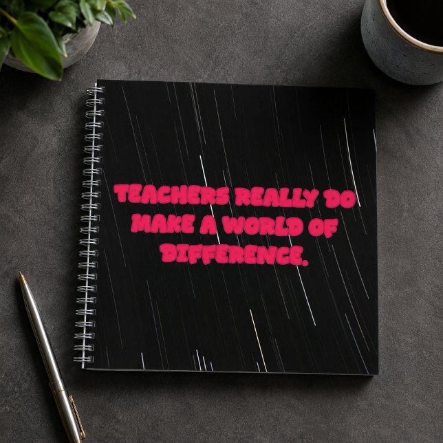 Cuaderno Los maestros realmente hacen una gran diferencia (Subido por el creador)