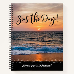 Cuaderno Los mares personalizados de Ocean Beach