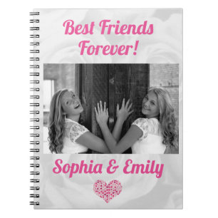 Cuaderno Los mejores amigos Bestis BFF Añadir los nombres 