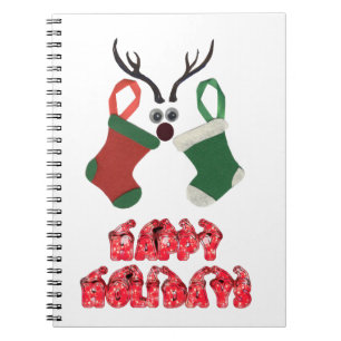 Cuaderno Los mejores deseos Navidades Ocasión especial Rojo
