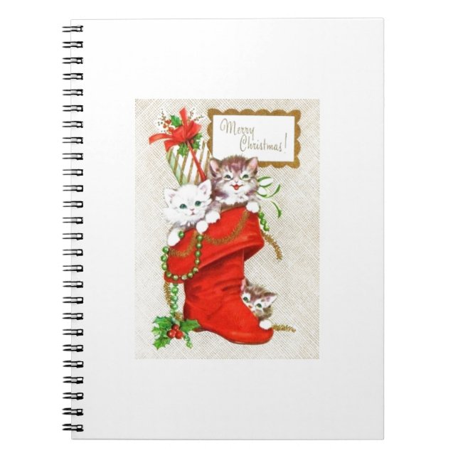 Cuaderno Los mejores gatitos de Navidad (Frente)
