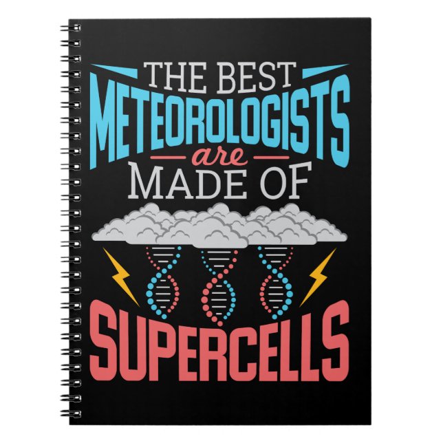 Cuaderno Los mejores meteorólogos supercélulas clima divert (Frente)