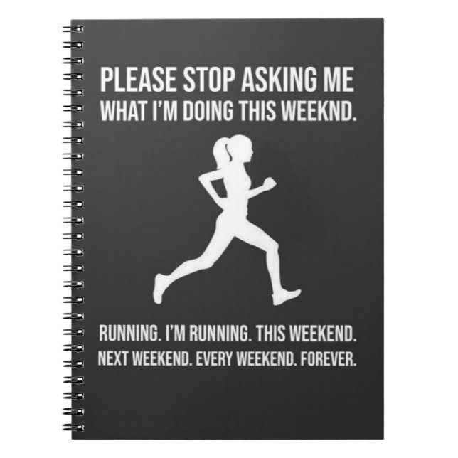 Cuaderno Los Mejores Presentaciones Para Una Corredora Para (Frente)