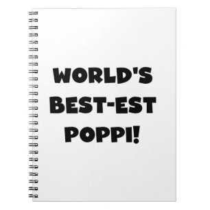 Cuaderno Los mejores regalos de texto en negro de Poppi del