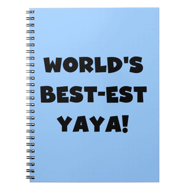 Cuaderno Los mejores regalos de yaya del mundo del texto ne (Frente)