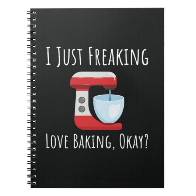 Cuaderno Los mejores regalos para panaderos horneando su cu (Frente)
