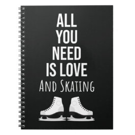 Cuaderno Los mejores regalos para patinadores sobre hielo C