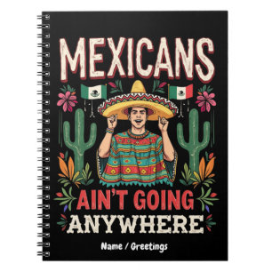 Cuaderno Los Mexicanos No Se Irán Una Declaración Audaz