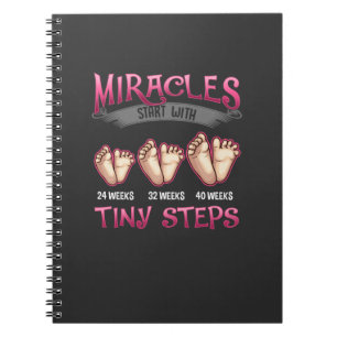 Cuaderno Los Milagros Empiezan Con Pequeños Pasos Nicu Enf