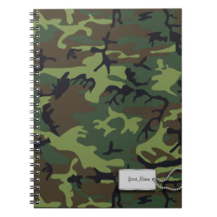 Cuaderno Los militares del verde caqui camuflan