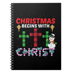 Cuaderno Los navidades comienzan con Cristo Nieto Rel crist