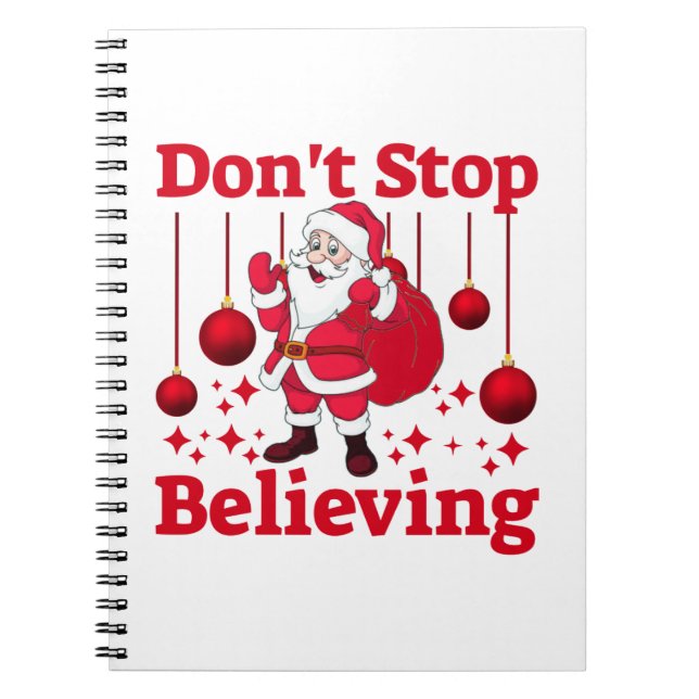 Cuaderno Los navidades Santa Claus creen (Frente)