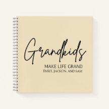 Los nietos manuscritos hacen la vida grandiosa