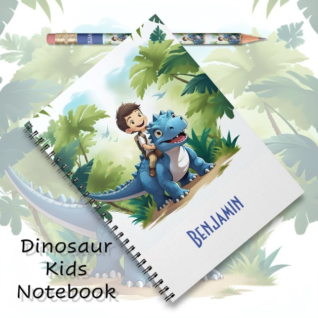 Cuaderno Los niños pequeños se aventuran con el Dino Azul (Subido por el creador)