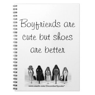 Cuaderno Los novios son lindos pero los zapatos son mejores