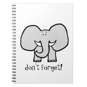 Cuaderno Los oídos grandes el elefante no olvidan el