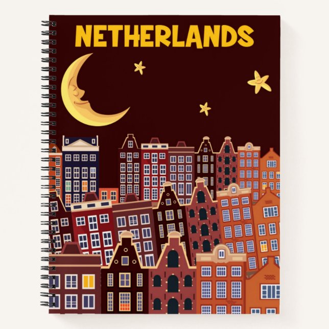 Cuaderno Los Países Bajos de noche (Anverso)