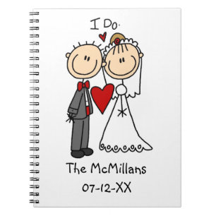 Cuaderno Los pares de la boda hago las camisetas y los
