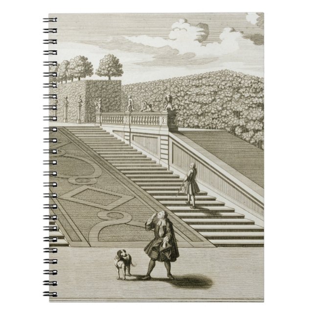 Cuaderno Los pasos a la terraza del jardín, palacio del (Frente)